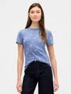 Gap Factory Favorite Print Crewneck T-shirt In Blue
