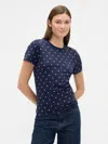 Gap Factory Favorite Print Crewneck T-shirt In Blue