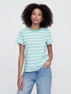 Gap Factory Favorite Stripe Crewneck T-shirt In Multi