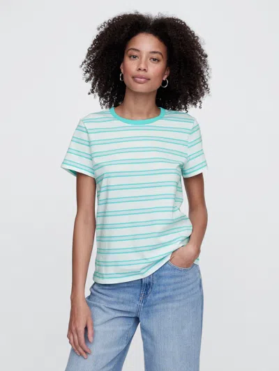 Gap Factory Favorite Stripe Crewneck T-shirt In Multi