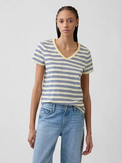 Gap Factory Favorite V-neck T-shirt In Neutral