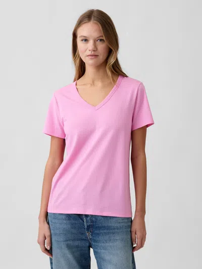 Gap Factory Favorite V-neck T-shirt In Animal Print