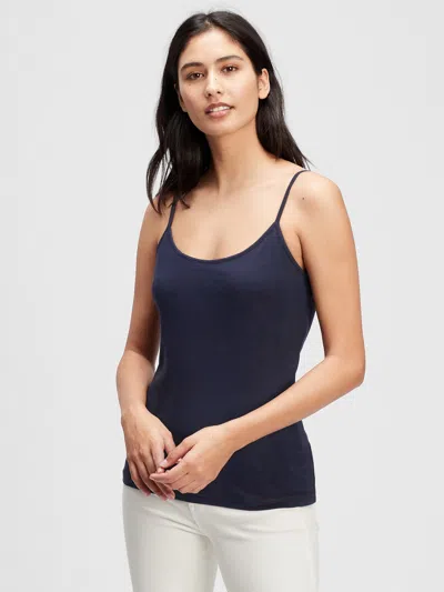 Gap Factory Fitted Cami In Blue