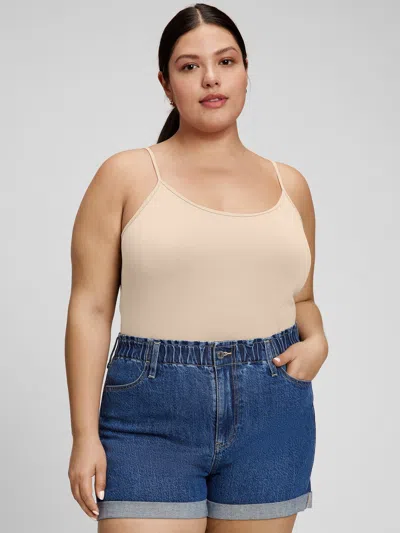 Gap Factory Fitted Cami In Brown