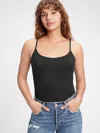 Gap Factory Fitted Shelf Cami In Black