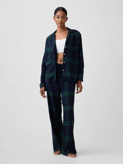 Gap Factory Flannel Pj Pants In Blackwatch