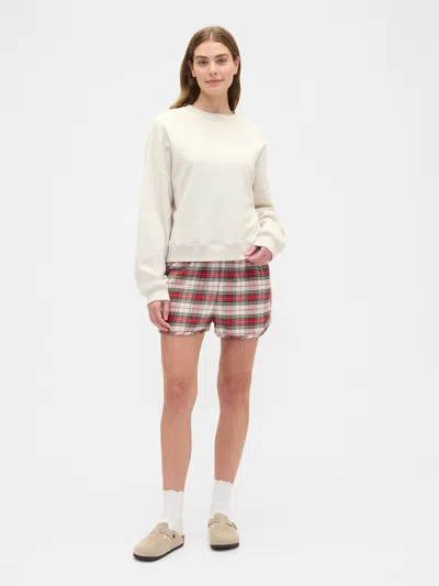 Gap Factory Flannel Pj Shorts In Brown