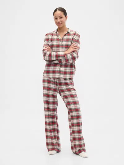 Gap Factory Flannel Pull-on Pj Pants In Multi