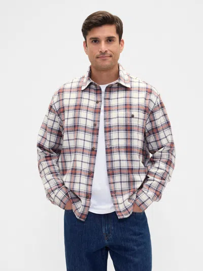 Gap Factory Flannel Shirt In Boxy Fit