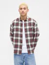 Gap Factory Flannel Shirt In Boxy Fit In Multi