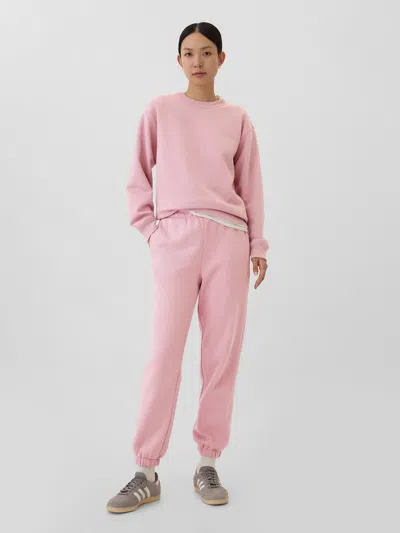 Gap Factory Fleece Joggers In Lilas Pink