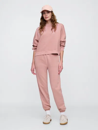 Gap Factory Fleece Joggers In Pink