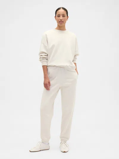 Gap Factory Fleece Joggers In White