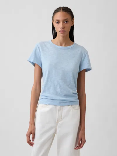 Gap Factory Foreversoft Relaxed Crewneck T-shirt In Blue