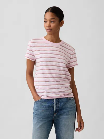 Gap Factory Foreversoft Relaxed Crewneck T-shirt In Pink