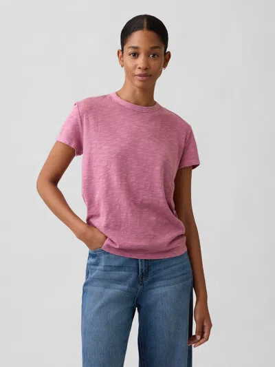 Gap Factory Foreversoft Relaxed Crewneck T-shirt In Pink