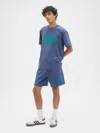 Gap Factory Gap &#215 Disney Logo Shorts In Blue