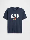 Gap Factory Gap &#215 Disney Mickey Mouse Everyday Soft Relaxed Logo T-shirt In Blue