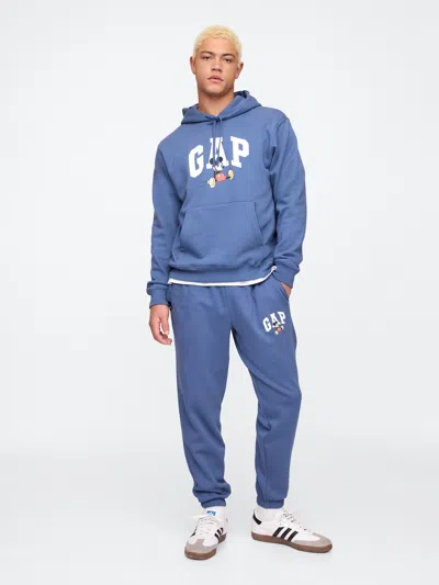 Gap Factory Gap &#215 Disney Mickey Mouse Relaxed Gap Logo Joggers In Blue
