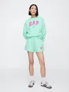 Gap Factory Gap &#215 Disney Minnie Mouse Gap Logo Shorts In Green