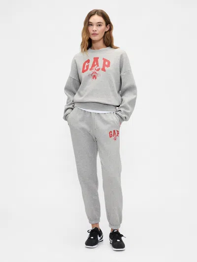 Gap Factory Gap &#215 Disney Minnie Mouse Logo Joggers In Gray