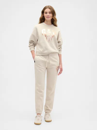 Gap Factory Gap &#215 Disney Minnie Mouse Logo Joggers In Neutral