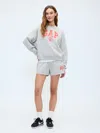 Gap Factory Gap &#215 Disney Minnie Mouse Logo Shorts In Gray