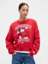 Gap Factory Gap &#215 Disney Oversized Graphic Sweatshirt In Red