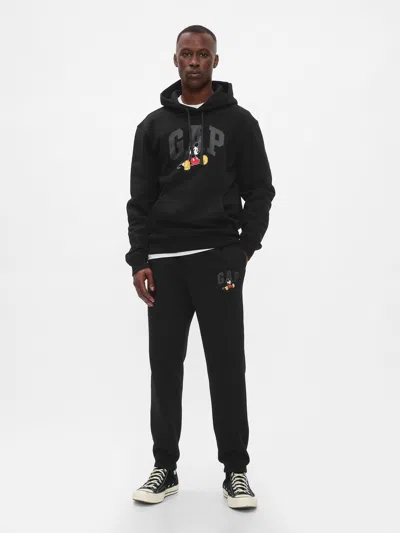 Gap Factory Gap &#215 Disney Relaxed Gap Logo Joggers In Black