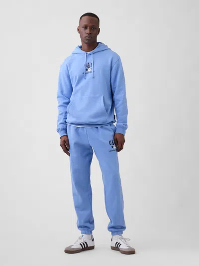Gap Factory Gap × Disney Mickey Mouse Relaxed Logo Joggers In Blue