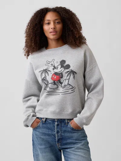 Gap Factory Gap × Disney Relaxed Graphic Sweatshirt In Gray