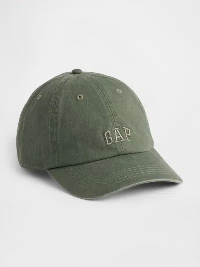 Gap Factory Gap Logo Baseball Hat In Green