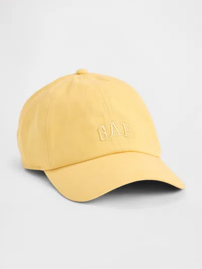 Gap Factory Gap Logo Baseball Hat In Yellow
