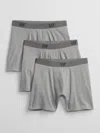 Gap Factory Gap Logo Boxer Briefs (3-pack) In Gray