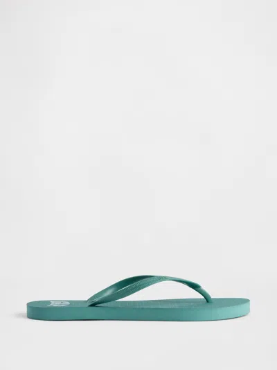 Gap Factory Gap Logo Flip Flops In Blue