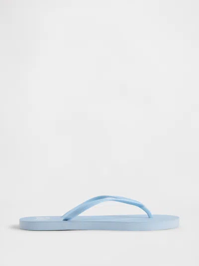 Gap Factory Gap Logo Flip Flops In Blue