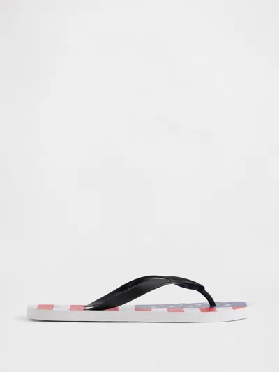 Gap Factory Gap Logo Flip Flops In Multi