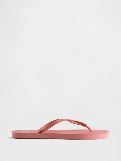 Gap Factory Gap Logo Flip Flops In Pink