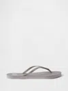 Gap Factory Gap Logo Flip Flops In Silver