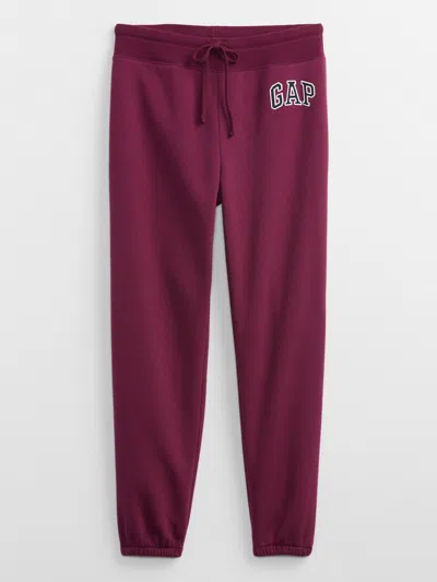 Gap Factory Gap Logo Joggers In Burgundy