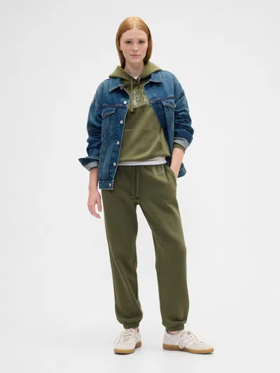 Gap Factory Gap Logo Joggers In Green