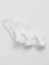 Gap Factory Gap Logo No-show Socks (3-pack) In White