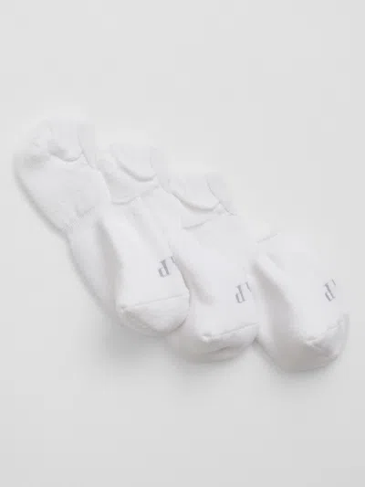 Gap Factory Gap Logo No-show Socks (3-pack) In White