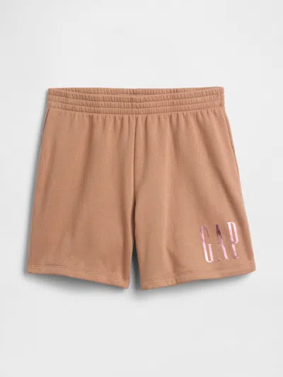 Gap Factory Gap Logo Pull-on Shorts In Brown
