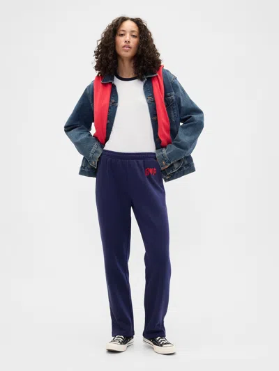 Gap Factory Gap Logo Pull-on Slim Sweatpants In Blue