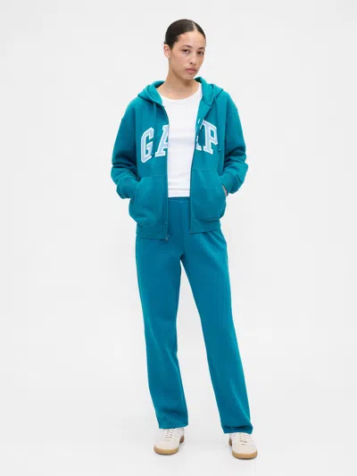 Gap Factory Gap Logo Pull-on Slim Sweatpants In Blue