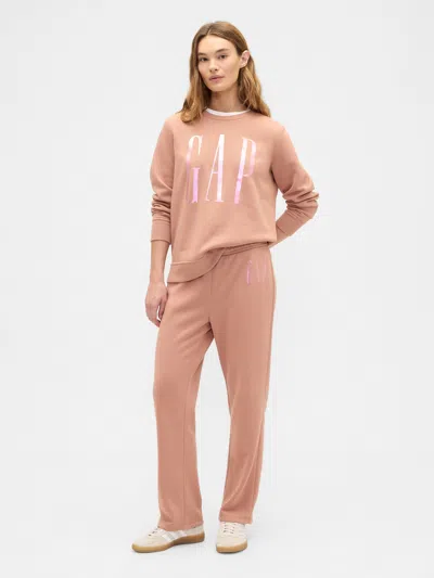 Gap Factory Gap Logo Pull-on Slim Sweatpants In Brown