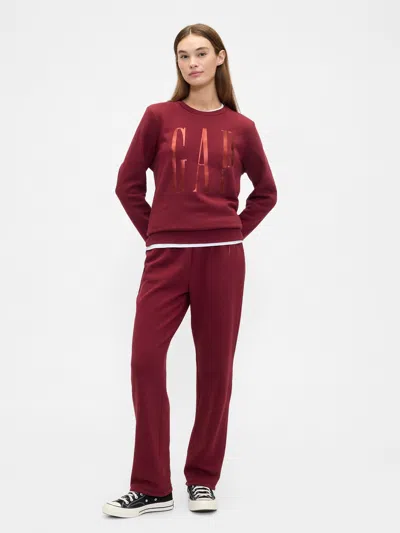 Gap Factory Gap Logo Pull-on Slim Sweatpants In Red
