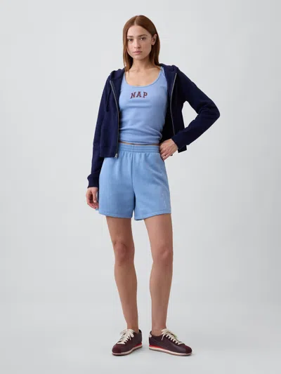 Gap Factory Gap Logo Pull-on Shorts In Blue Suede