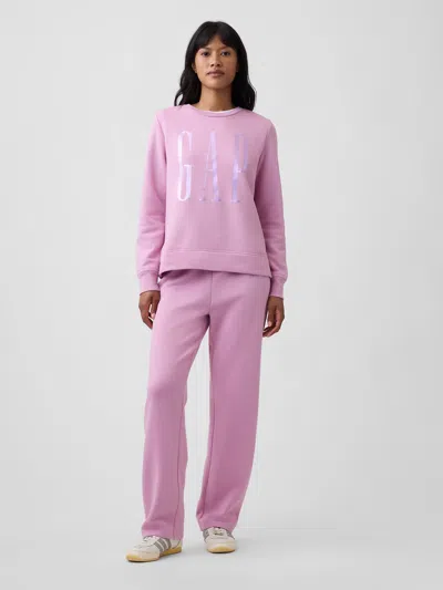 Gap Factory Gap Logo Pull-on Slim Sweatpants In Perfect Lilac